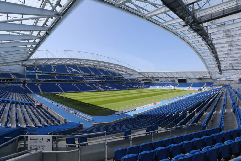The American Express Stadium, Brighton & Hove Albion, American Express Stadium, Brighton, Tues 23rd April 2013. The South East Corner.