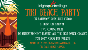 Leigh Sports Village Tiki Beach Party