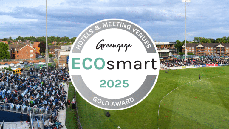 Derbyshire Cricket - Greengage Ecosmart Gold Award