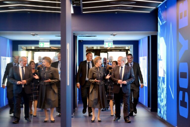 Princess Anne at Everton's Hill Dickinson Stadium