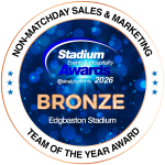 Edgbaston Stadium - Non-Matchday Sales Team BRONZE