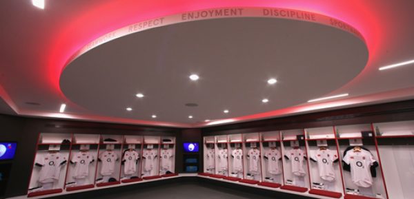 Twickenham Stadium Changing Rooms