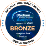 Barclays Hampden - Matchday Hospitality Award BRONZE